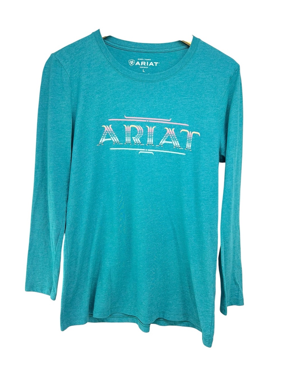Ariat Womens Long Sleeve Logo Tee Womens Large